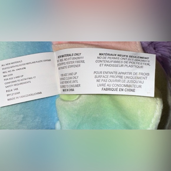 Hello Kitty Rainbow Unicorn 12” Plush - Picture 4 of 7